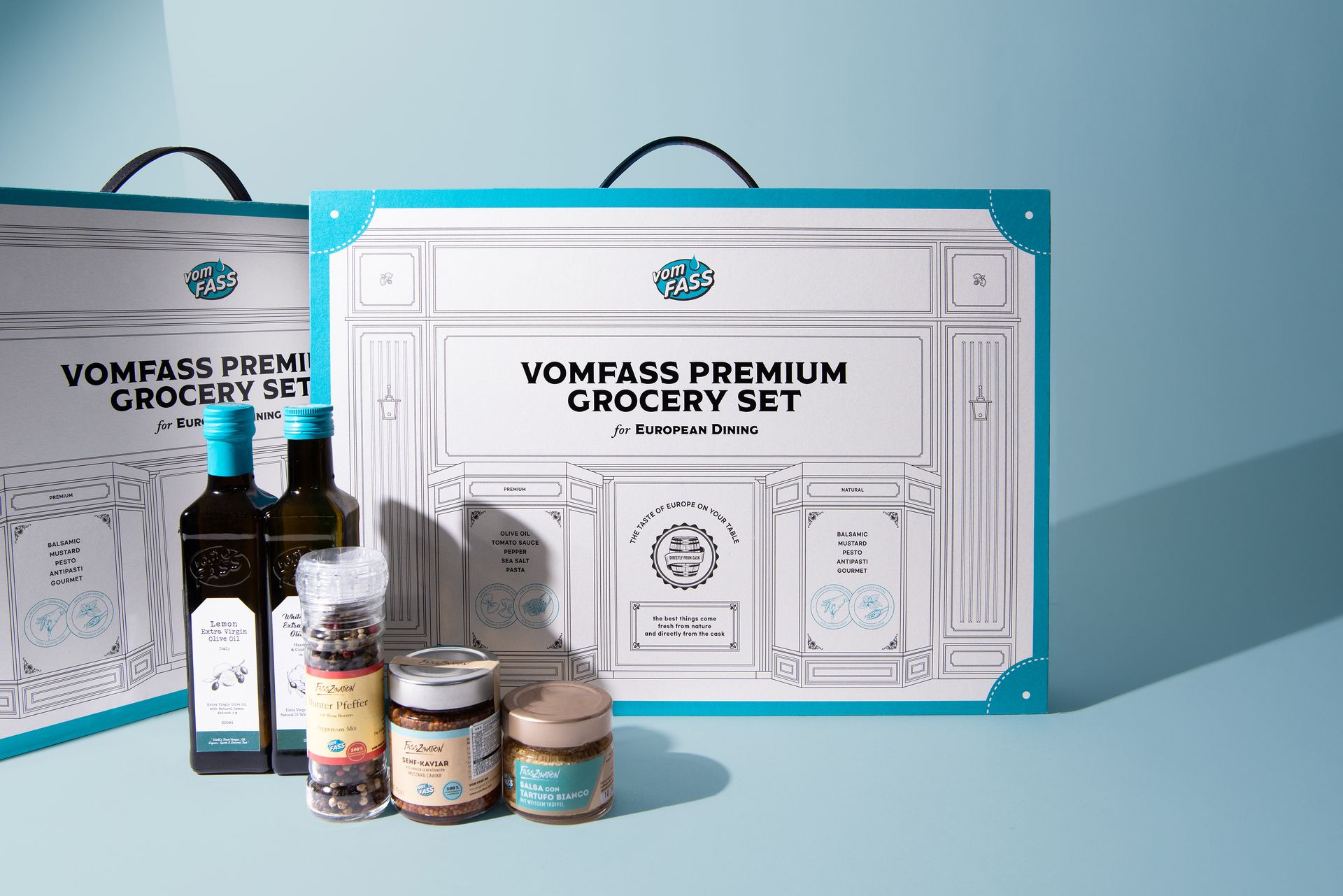 VOMFASS, 유럽 상점을 그대로 옮기 패키지 디자인 썸네일