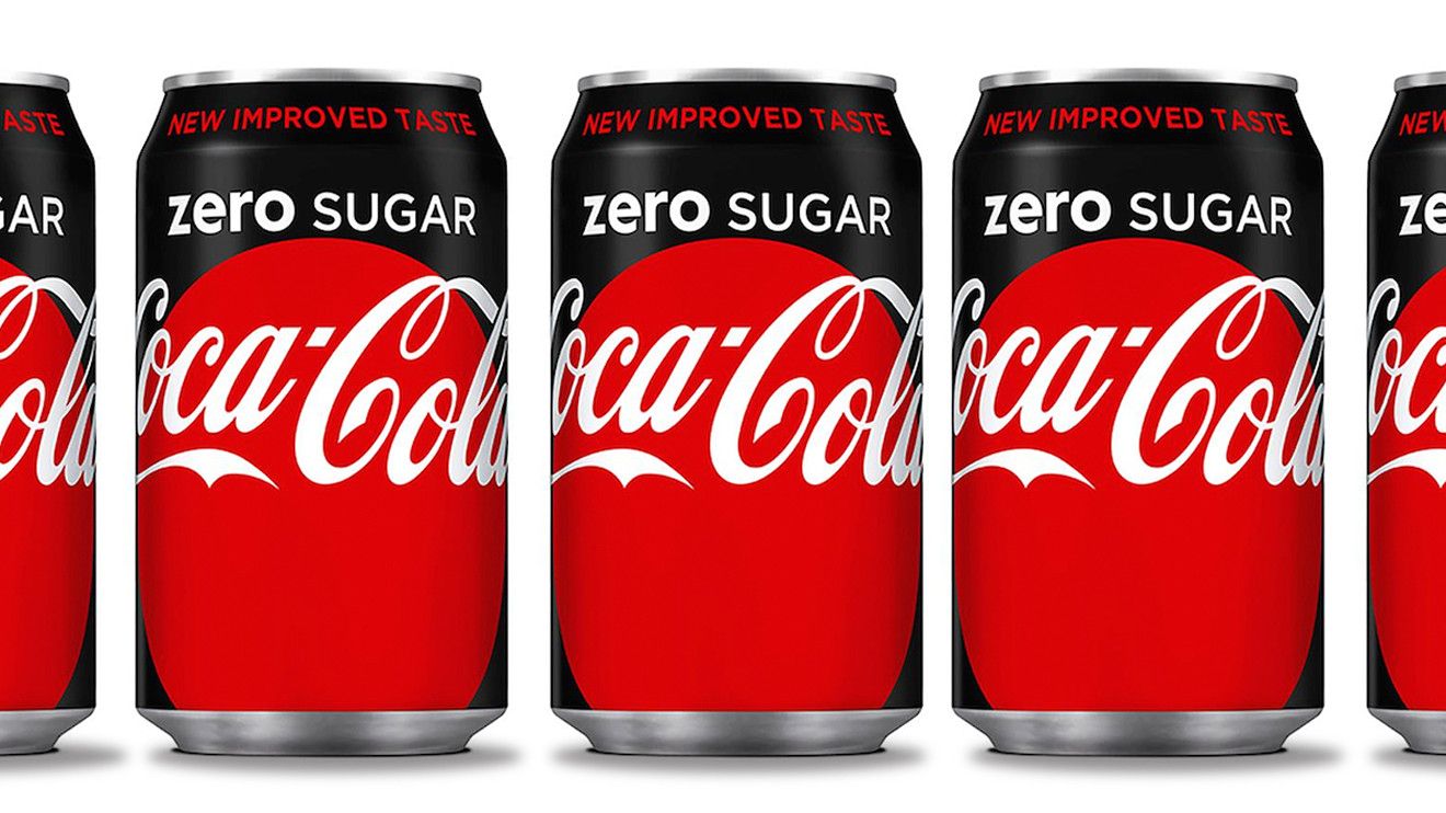 코카콜라(Coca-Cola) 영국, 새로운 제로 콜라 패키지 디자인 썸네일