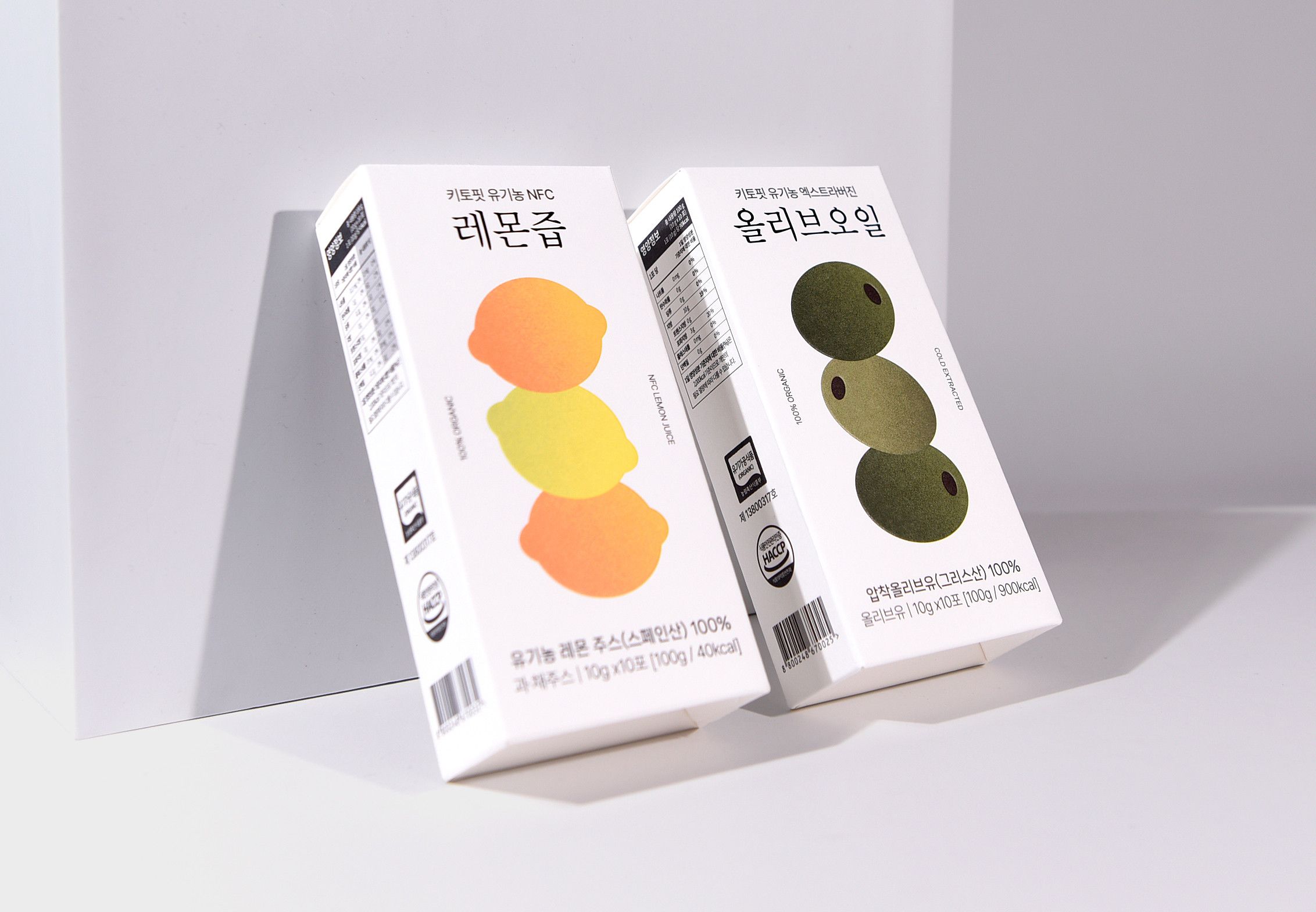 레몬즙 스틱형 올리브오일 패키지 제작 사례