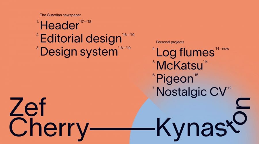 Dribbble의 Zef Cherry-Kynaston
