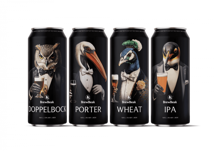 Berik Yergaliyev가 디자인 한 BrewBeak Beer