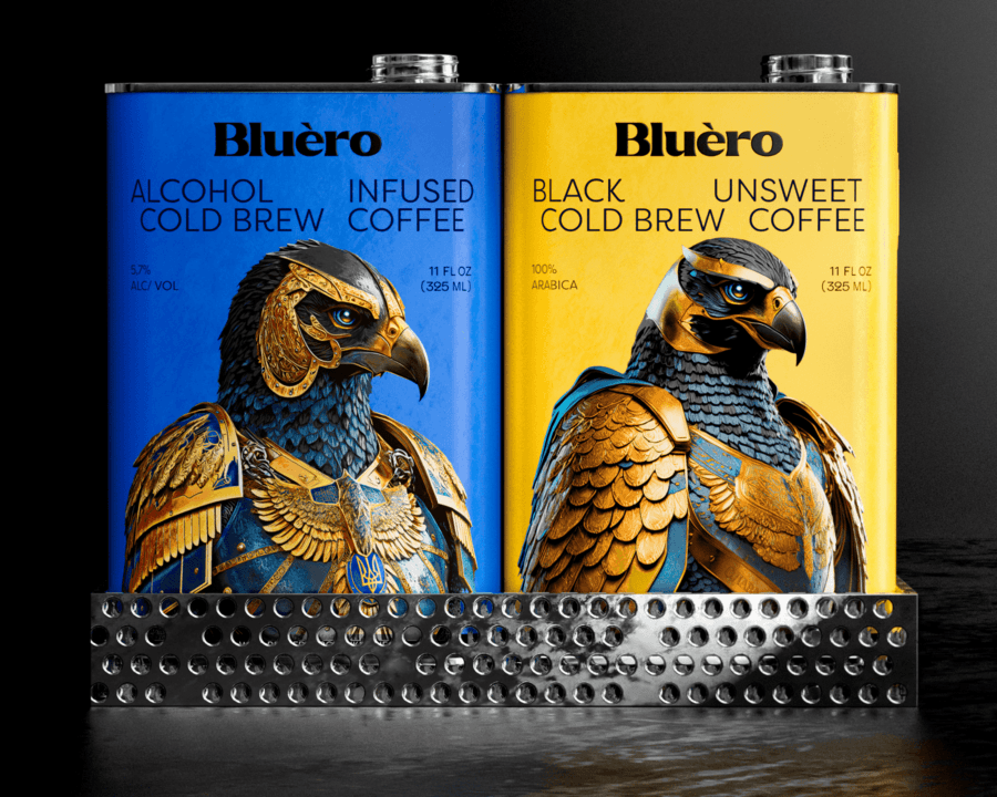 Thisis Peas가 디자인한 Bluero Coffee