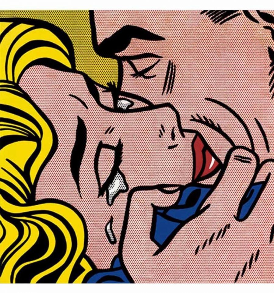 로이 리히텐슈타인의 'Kiss V(1964) / 출처: 크리에이티브 커먼즈