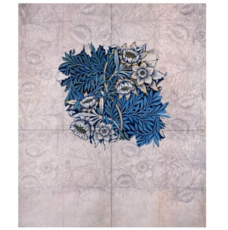 윌리엄 모리스 '튤립과 버드나무'(1875) (출처: Unsplash)