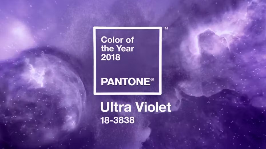 PANTONE 18-3838 Ultra Violet, PANTONE® Color of the Year 2018.