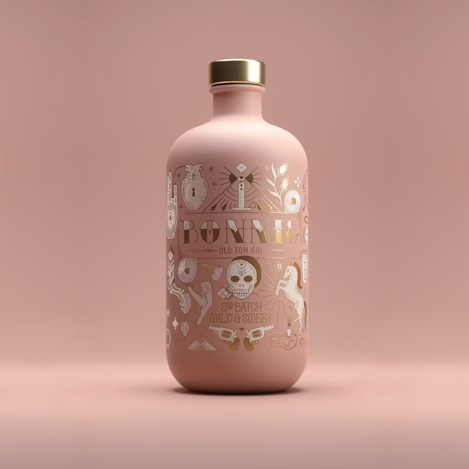 Bonnie & Clyde limited edition gin via Simone Hodgskiss of Pearl