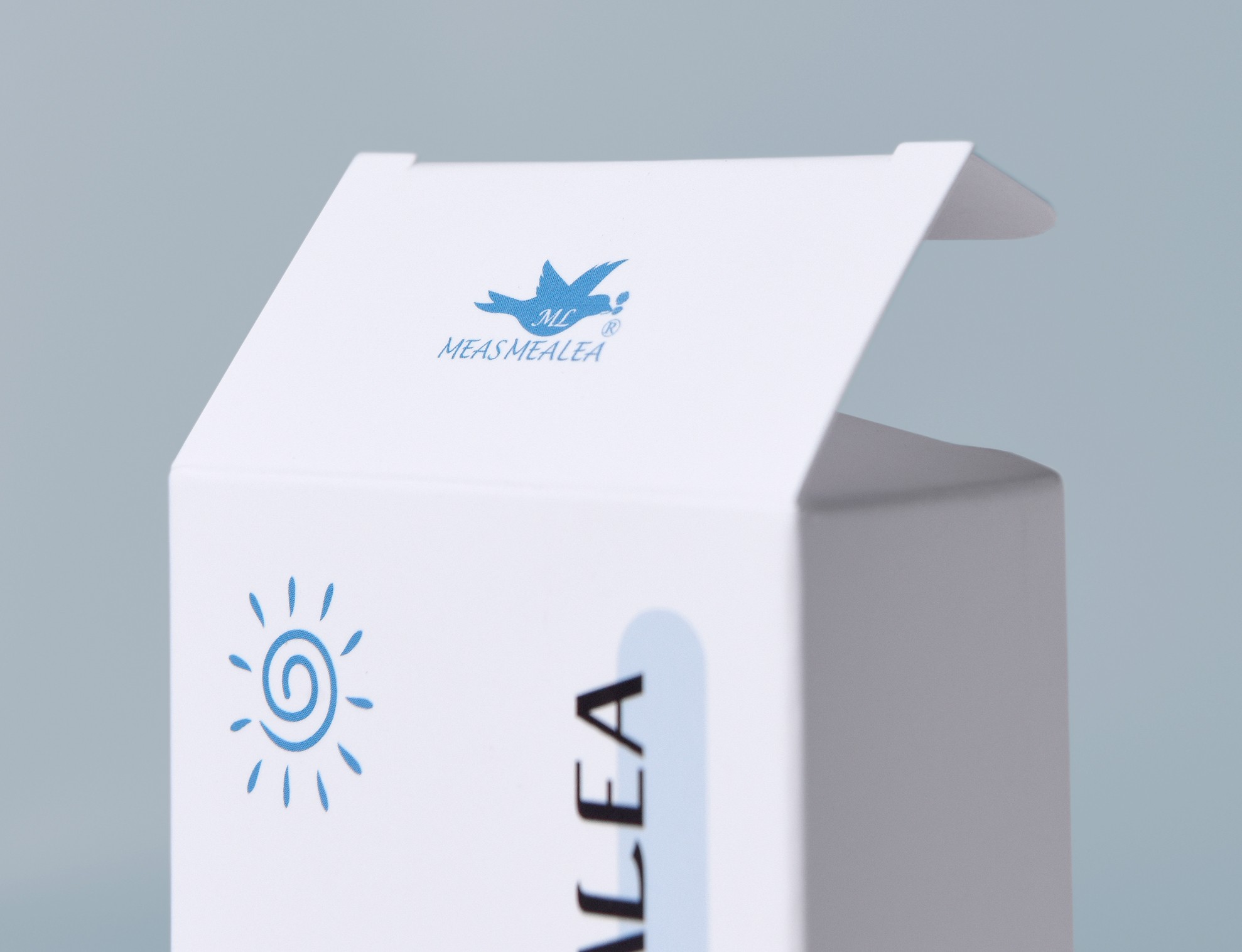 메아스 선크림 화장품 패키지 제작하여 3