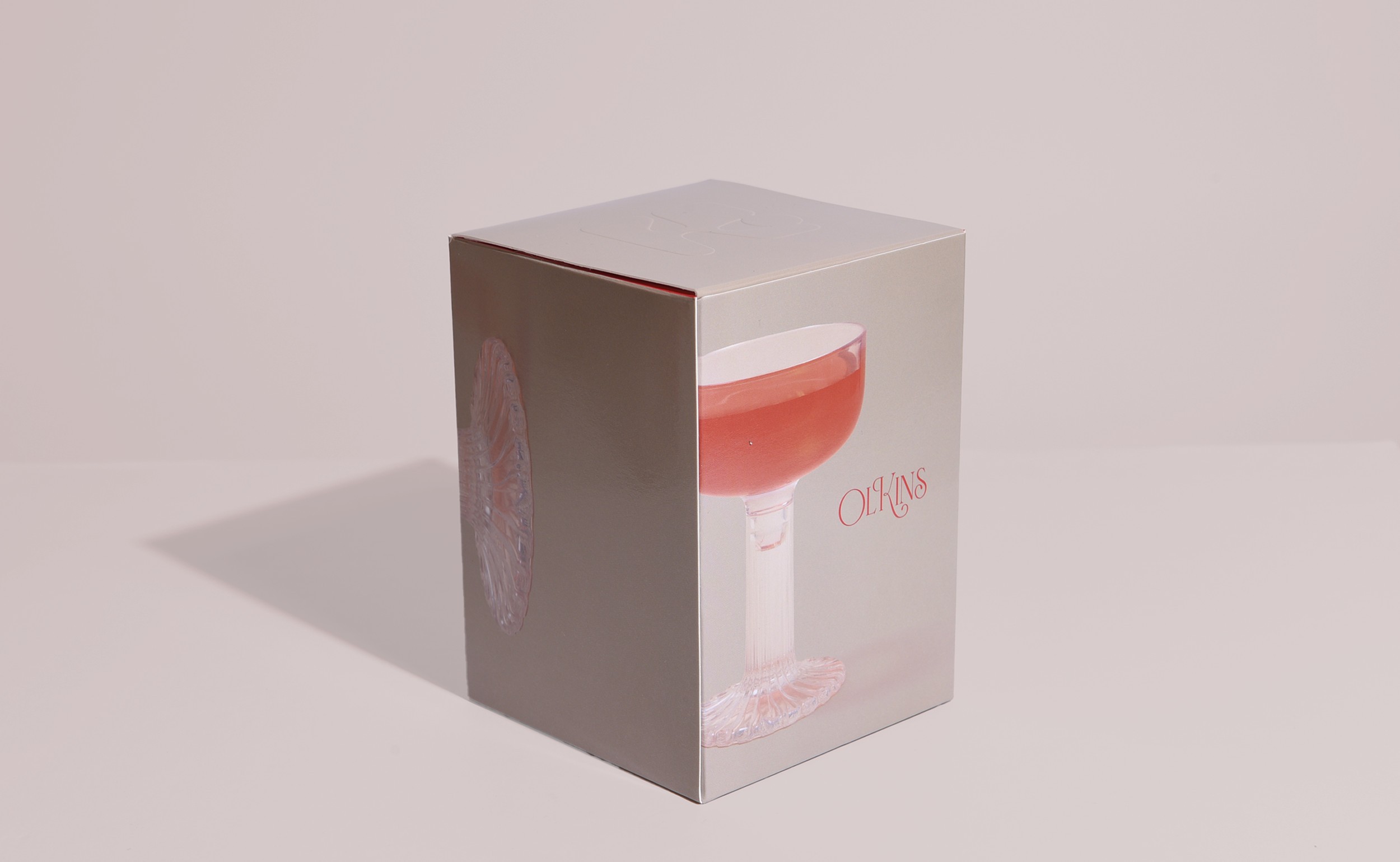 실리콘 크리스탈 글라스 컵 패키지 제작하여 5