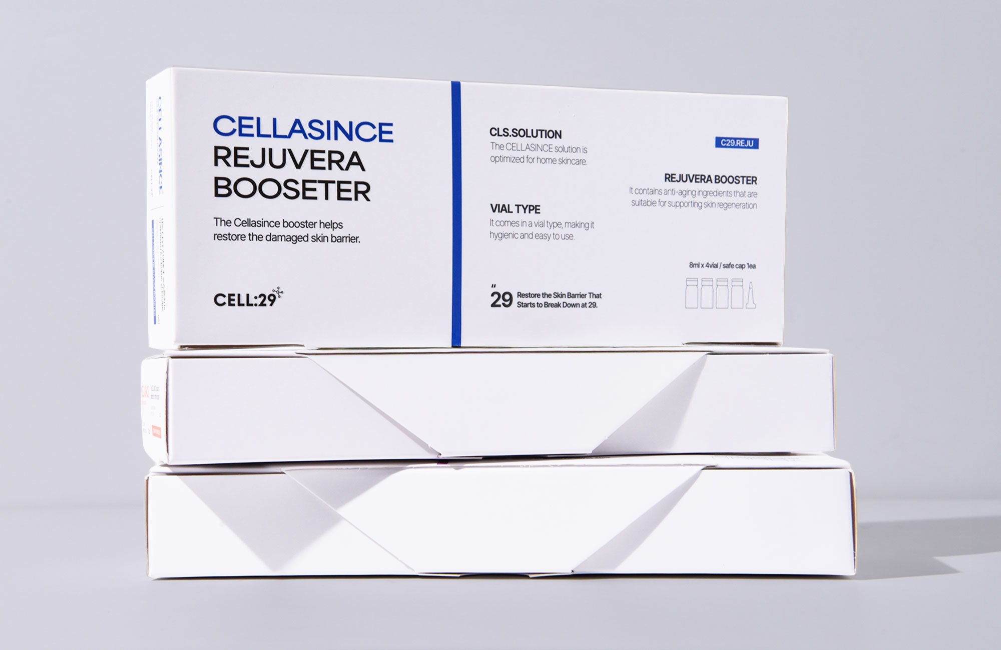 기능성 앰플 화장품 3종 패키지 제작하여 3